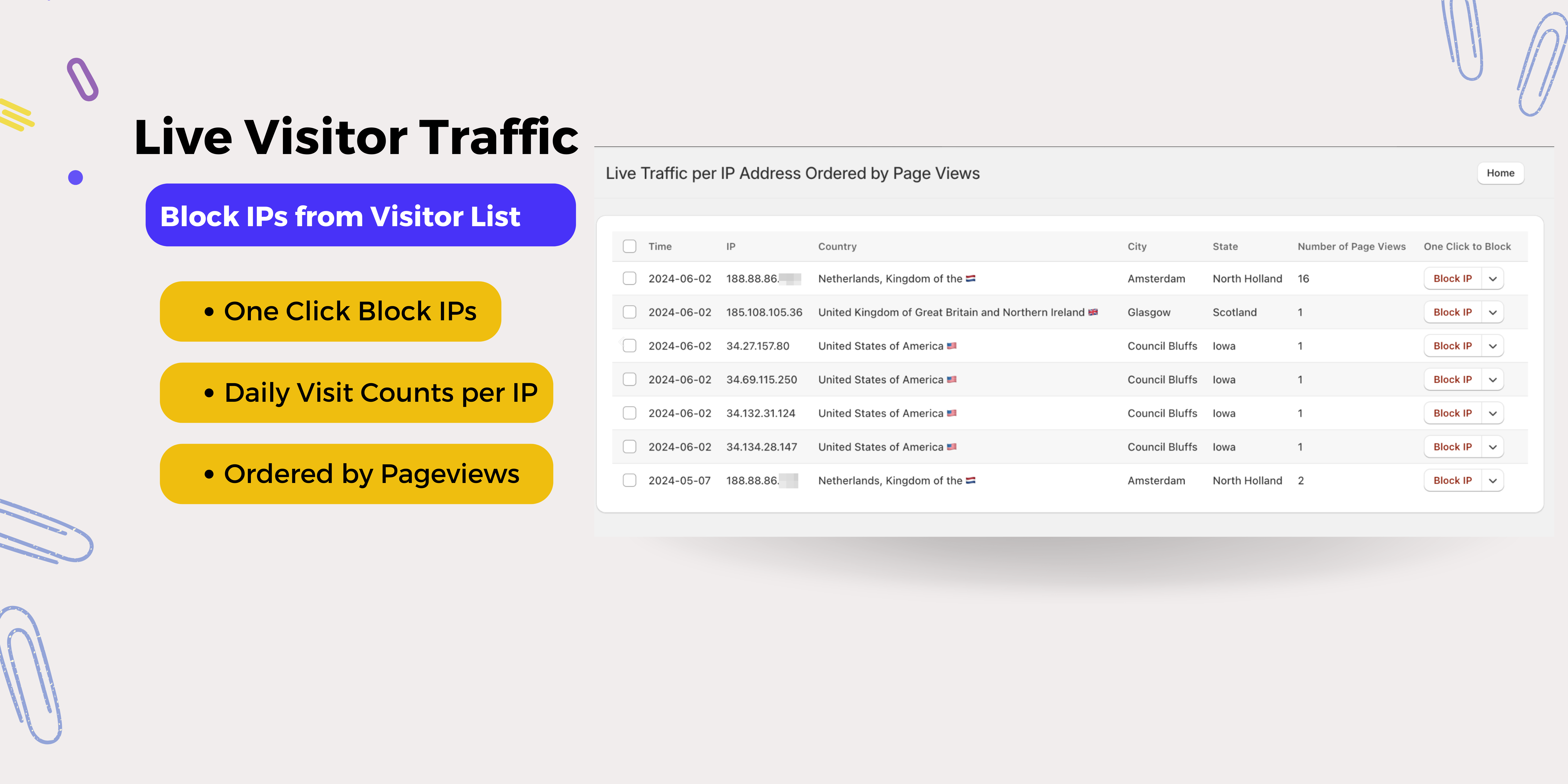 StoreAtlas main features, block country shopify